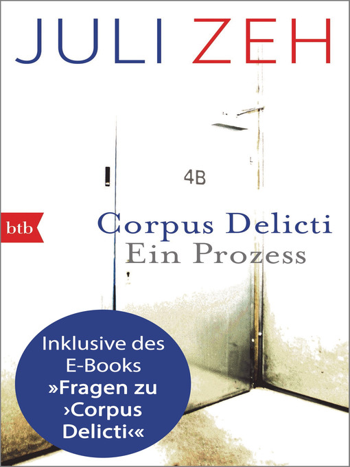 Titeldetails für Corpus Delicti nach Juli Zeh - Verfügbar